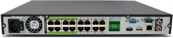 Dahua DHI-NVR5216-16P-I 4TB Is a Powerful 16-Channel Poe NVR With 4K Resolution, Edge, Central, Or Backup Storage Analytics+ And EPoE Technology Raer View