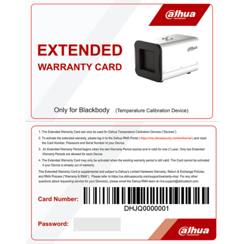 Blackbody Card (USA) Extended Warranty