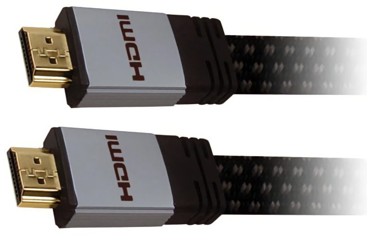 Truon's CB-TNC202NBW Flat HDMI Cable. 24k gold-plated connectors and triple shield protection ensure maximum signal strength and no interference. Available in various lengths and AWG options, this cable delivers high-quality audio and video for an unbeatable viewing experience. Don't settle for less, get your must-have HDMI cable today!