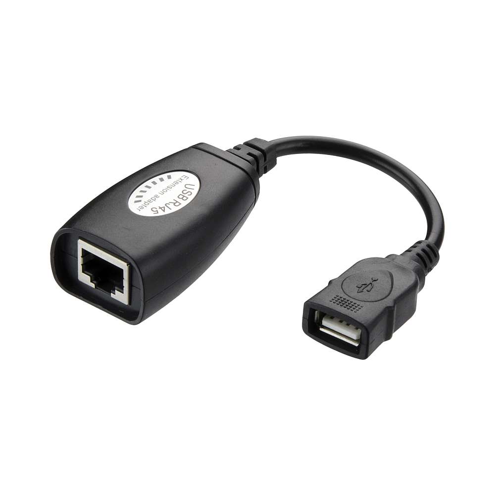 USB Balun AP-USB-RJXT USB Extension Cable Over Cat5e RJ45 Extender Adapter – Driverless Female