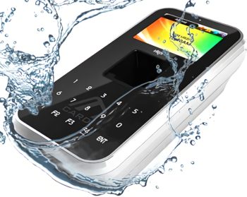 VIRDI DA-AC5000RF Fingerprint Scanner IP65-Rated Housing Customizable LCD LED Touch Keypad POE RF and Smart Card Support Patented Optical Sensor Tech Water Proof