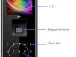 VIRDI DA-AC5000RF Fingerprint Scanner IP65-Rated Housing Customizable LCD LED Touch Keypad POE RF and Smart Card Support Patented Optical Sensor Terminal Description