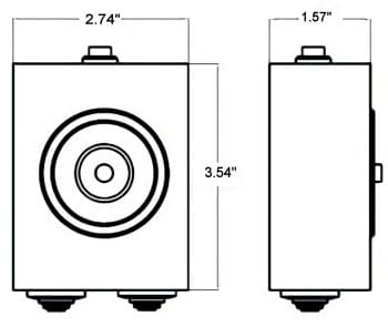 The ViRDI DA-BR-DH502 is the perfect door holder for fire escape doors. 100lbs of holding force and built-in voltage spike suppressor, it ensures safety and security in large-scale buildings Dimensions