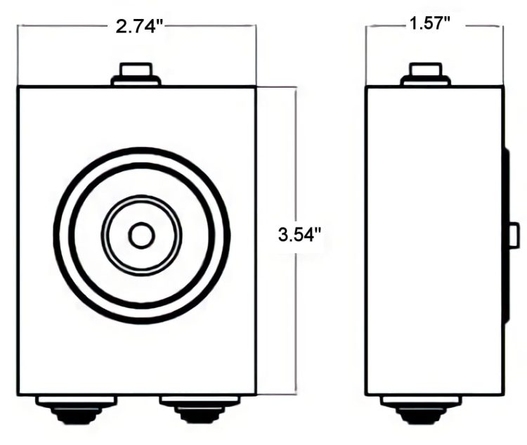 The ViRDI DA-BR-DH502 is the perfect door holder for fire escape doors. 100lbs of holding force and built-in voltage spike suppressor, it ensures safety and security in large-scale buildings Dimensions