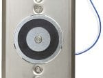 Virdi DA-BR-DH505 Is an Electromagnetic Door Holder Suitable for Fire Escape Doors In Large-Scale Buildings. 100 Lb. (45.36 Kg) Of Holding Force, Adjustable and Fixed Armature Plate, 12 Or 24VDC, No Residual Magnetism Front