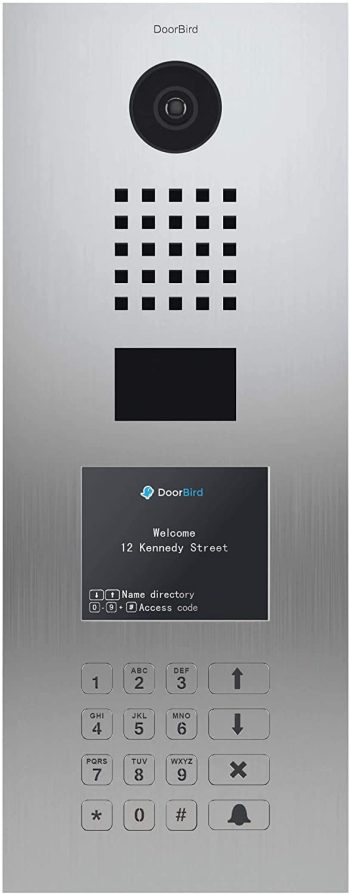 DoorBird IP Video Door Station D21DKV, Brushed Stainless Steel