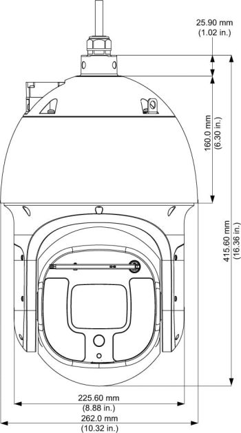 Dahua Technology 8A840WANF 4K IR 40x Starlight Analytics+ PTZ Network Camera