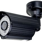 Eyemax UIR-2182V-B outdoor security camera right-angle view