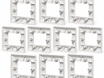 Rear view of ten Truon CN-KD-FP39 cable face plates
