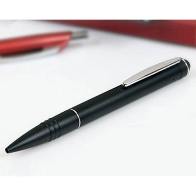D1377 Spy Hidden Pen Voice Recorder with ALC Automatic Recording Level Control Audio Pen in Use