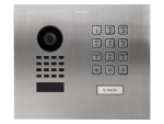 DoorBird IP Video Door Station D1101KH-M-F Modern, flush-mount, stainless steel V2A, brushed, incl. flush-mounting housing