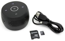 DVR278WF from KJB Security Products is a 1080p Wi-Fi Portable Bluetooth Speaker Hidden Camera Package Content