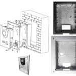 Dahua Technology VTM114 Flush-Mount Box for the DHI-VTO2202F-P IP Video Intercom Station.
