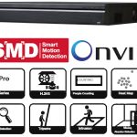 Dahua DHI-N54B5N 32-channel 4K NVR, efficient compression, advanced features for remote management. 32 IP cameras and 40 TB internal storage.