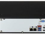 Dahua DHI-N54B5N 32-channel 4K NVR, efficient compression, advanced features for remote management. 32 IP cameras and 40 TB internal storage rear view.