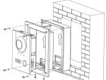 Dahua Technology VTM114 Flush-Mount Box for the DHI-VTO2202F-P IP Video Intercom Station.