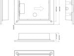 Dahua Technology VTM114 Flush-Mount Box for the DHI-VTO2202F-P IP Video Intercom Station.