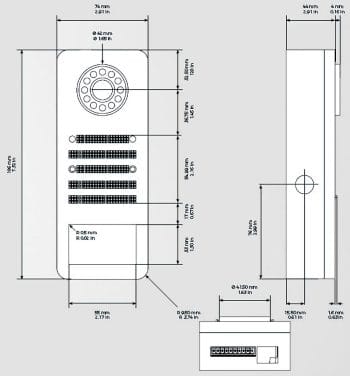 DoorBird D2100E IP Video Door Station is the perfect solution for any home or office security system.