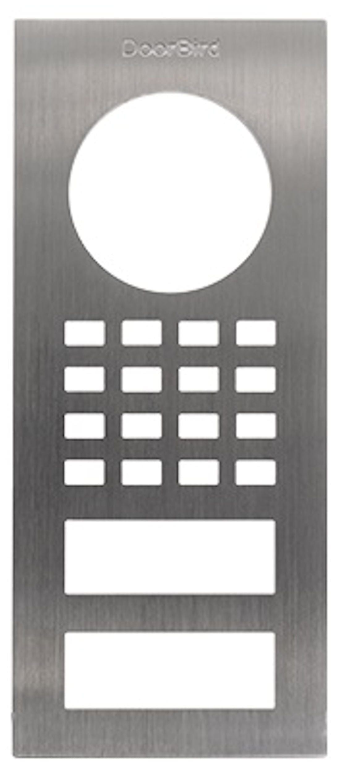 Brushed Stainless steel V4A (salt-water and grinding dust resistant).