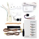 D20x Replacement Mounting Kit IP Video Door Stations is a comprehensive kit for replacing an existing door station and includes a Power supply, screws, antennas, antenna cables and a nameplate with smal