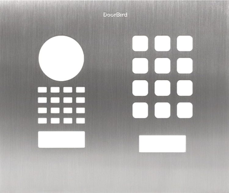 DoorBird Front Panel for D1101KH-M FP Modern Surface and Flush Mount