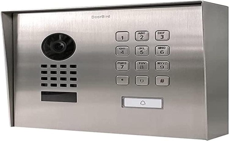 DoorBird IP Video Door Station D1101KH-M-S Modern, Surface Mount, Including Surface Mounting Housing
