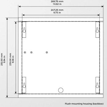 D2101KH IP Video Door Station for Single-Family Homes and Businesses With 1 Call Button for 1 unit
