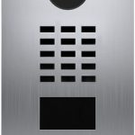 DoorBird IP Video Door Station D2101V, Brushed Stainless Steel, Flush-mounted with HD Camera - POE Capable
