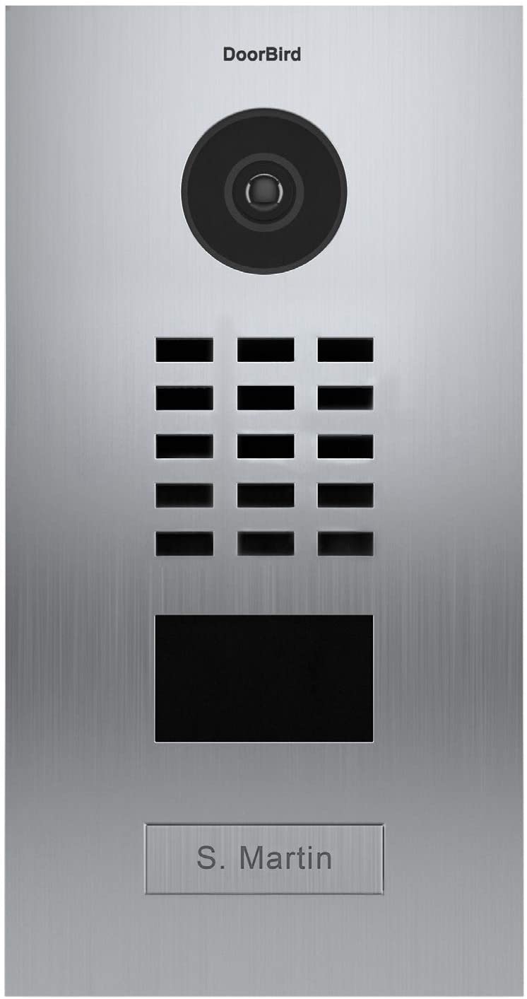 DoorBird_IP_Video_Door_Station_D2101V_stainless_steel_V2A,_brushed_1_call_button_Flush-mounting1