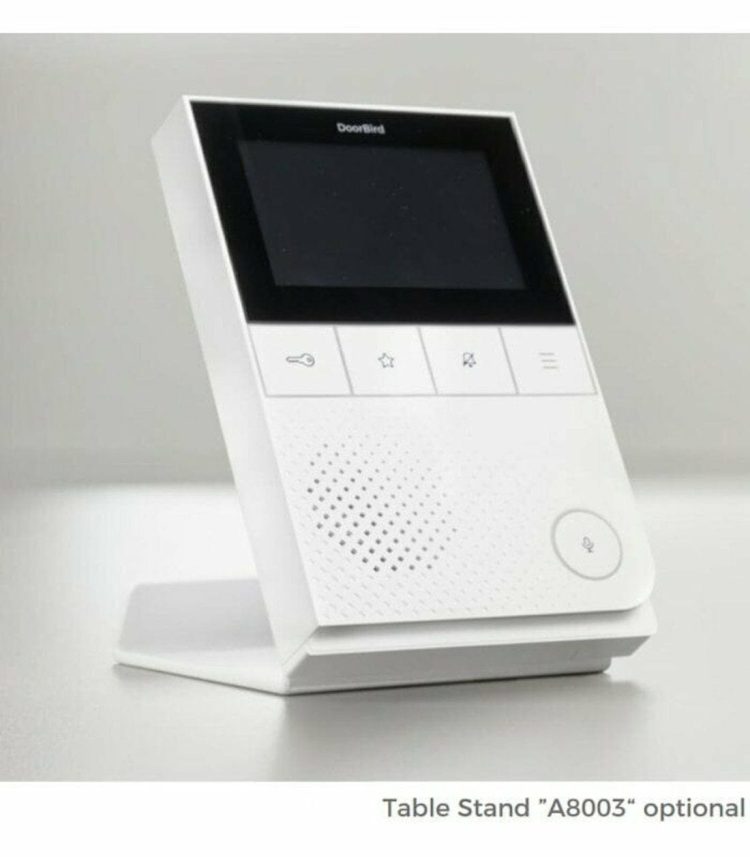 DoorBird A1101 IP Video Indoor Station for Door Communication in Single Family Residences and Apartment Buildings A8003 Stand
