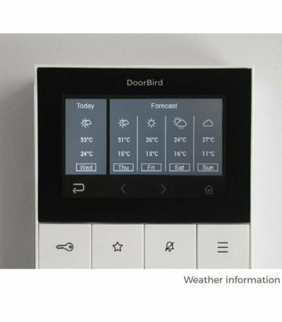 DoorBird A1101 IP Video Indoor Station for Door Communication in Single Family Residences and Apartment Buildings Weather