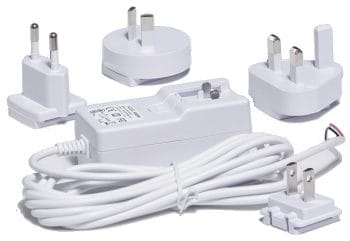 DoorBird Power Supply Unit with 4 Country-Specific Adaptors Included (EU, US, UK, AU) is an efficient accessory that can be used in any locale in need of a reliable power source