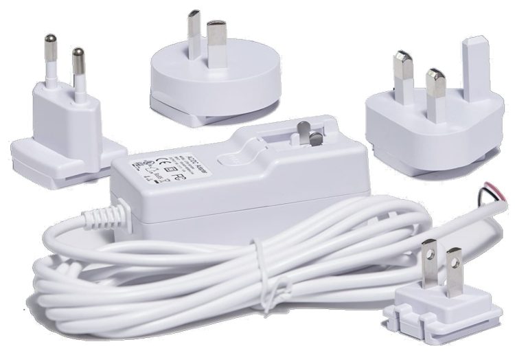 DoorBird Power Supply Unit with 4 Country-Specific Adaptors Included (EU, US, UK, AU) is an efficient accessory that can be used in any locale in need of a reliable power source