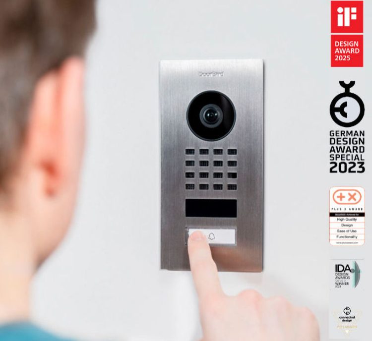 With the DoorBird D1101V-F Flush-Mount IP Video Door Station, you can increase the security of your house or place of business. With PoE and Wi-Fi, you can answer the door from anywhere. Made in Germany out of stainless-steel and rainproof materials. Its wide range of colors makes it perfect for both commercial and residential applications. An HD camera, motion detection, night vision, and other features are included. Using PoE over Cat5 or Cat6 cable makes installation simple. Use DoorBird to find peace of mind.