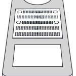 DoorBird D21X Front Rubber Seal and Speaker Front Grille (e.g. as Spare Part)