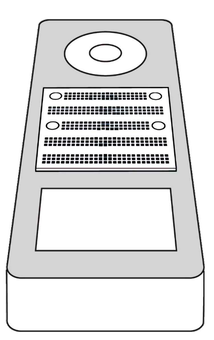 DoorBird D21X Front Rubber Seal and Speaker Front Grille (e.g. as Spare Part)