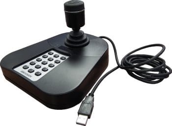 HIKVISION DS-1005KI USB Keyboard with Joystick with 3D PTZ Control and 2 Joystick Control Buttons.
