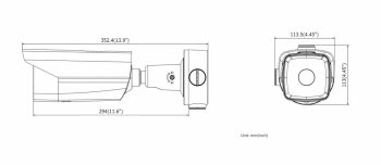 Hikvision DS-2TD2136-15-V1 Thermal Network Outdoor Bullet Camera, 15mm Lens