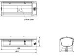 Hikvision CHB-HB Outdoor Box Camera Housing with Wall Bracket Dimensions