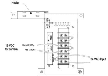 Hikvision CHB-HB Outdoor Box Camera Housing with Wall Bracket Wiring