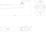 Hikvision WBS Wall Mount Bracket (Short) Dimensions