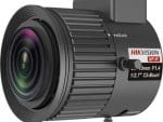 The Hikvision TV2710D-MPIR CS-Mount 2.7-10mm Varifocal Lens is perfect for 3MP cameras with 1/2.7" sensors. IR corrected, DC auto IRIS, f/1.4 to closed aperture Ø6.5mm.