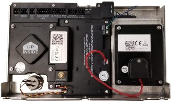 Upgrade your DoorBird 1812 Classic or Plus system with the D1812 IP Video Door Station. Enjoy modern features like video calls, 2-way audio, and smartphone access. Enhance security with a 4D motion sensor and multiple access methods. Easy installation and compatibility with smart home platforms. Made of durable stainless steel Back View. Shop now!