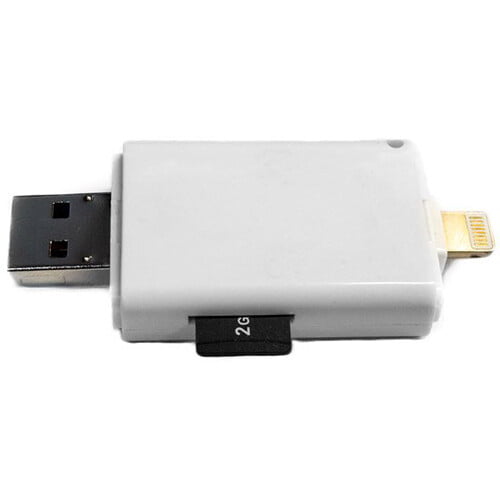 KJB Security Products VSCR301 Universal Memory Card Reader with Dual Storage—Micro Memory Card