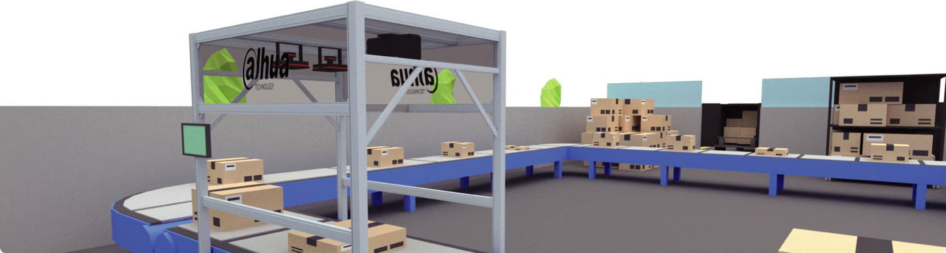 Out Bound Area - warehousing center - Smart Express Logistics Solution - Collsam