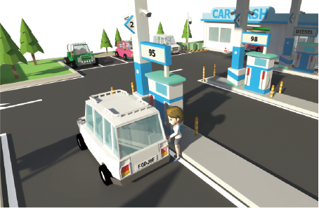 Refueling Zone - Gas Station - Critical Infrastructure