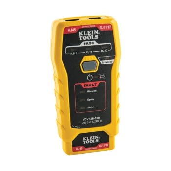 VDV526-100 Network Cable Tester, LAN Explorer Data Cable Front