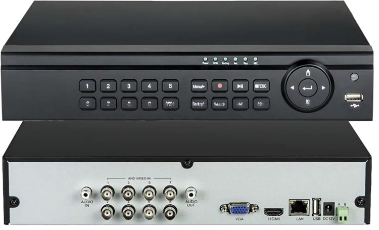 Eyemax AVST-AT1008 Record in high definition across 8 channels and access real-time remote viewing on your mobile device. #security #surveillance