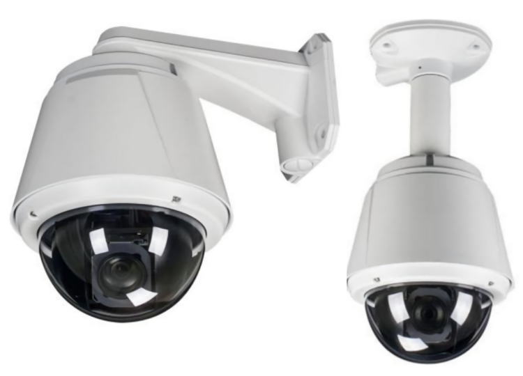 Eyemax UPT-1330 PTZ camera with wall and ceiling mounting options