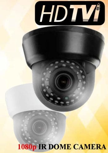 TID-132V_HD-TVI 2MP 1080p Indoor Dome Camera, 2.8-12 mm Megapixel Lens, 35 IR LED